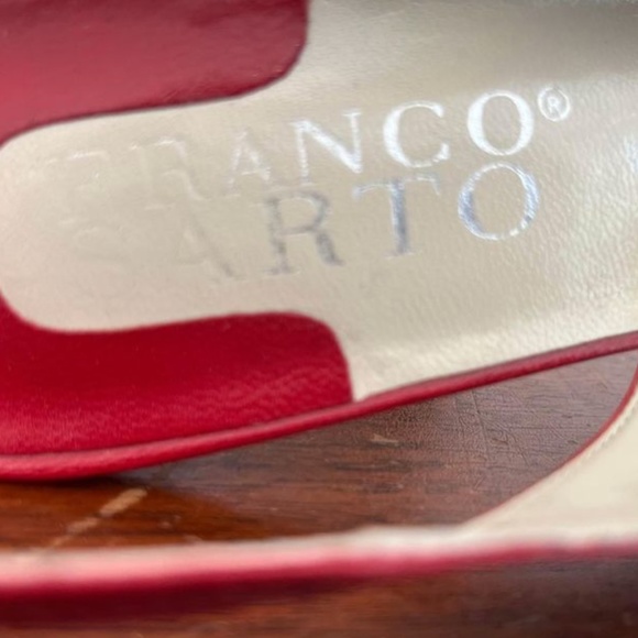 Franco Sarto Women’s Red Slingback Shoes size 5.5/ 6 - Picture 3 of 8
